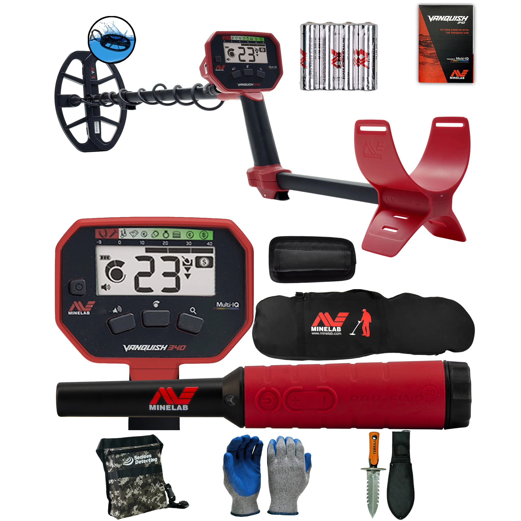 Minelab VANQUISH 340 with Pro-Find 40 & Carry Bag - Image 3